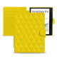 Housse cuir PocketBook Era - Jaune fluo - Couture ( Pantone #c9ff57 ) 