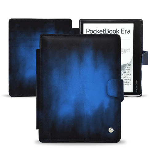 Custodia in pelle di alta qualità per PocketBook EraBleu Patine