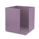 Estojo para post-its em pele - 9 x 9 cm - Lilas PU ( Pantone #b9a3e3 )