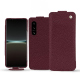 Custodia in pelle Sony Xperia 5 IV - Lie de vin ( Pantone #412234 ) 