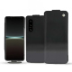 Housse cuir Sony Xperia 5 IV - Onyx ( Noir / Black ) 