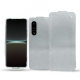 Housse cuir Sony Xperia 5 IV - Platinium ( Pantone 877C ) 