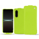 Capa em pele Sony Xperia 5 IV - Jaune fluo ( Pantone #c9ff57 ) 