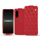 Lederschutzhülle Sony Xperia 5 IV - Rouge troupelenc - Couture ( Pantone #AB191A )