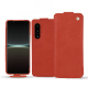 Custodia in pelle Sony Xperia 5 IV - Arange clouquié ( Pantone #D33108 )