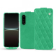 Capa em pele Sony Xperia 5 IV - Menthe vintage - Couture ( Pantone #37b375 ) 