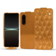 Custodia in pelle Sony Xperia 5 IV - Or Maïa - Couture ( Pantone 871C ) 