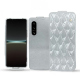 Capa em pele Sony Xperia 5 IV - Platinium - Couture ( Pantone 877C ) 