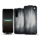Custodia in pelle Sony Xperia 5 IV - Gris Patine
