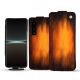 Housse cuir Sony Xperia 5 IV - Fauve Patine