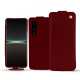 Funda de piel Sony Xperia 5 IV - Rouge Veggie ( Pantone #862633 ) 