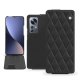 Lederschutzhülle Xiaomi 12 Pro - Noir - Couture ( Nappa - Black ) 