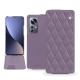 Housse cuir Xiaomi 12 Pro - Lilas - Couture ( Nappa - Pantone #b9a3e3 ) 