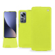 Housse cuir Xiaomi 12 Pro - Jaune fluo ( Pantone #c9ff57 ) 
