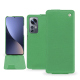 Housse cuir Xiaomi 12 Pro - Vert fluo ( Pantone #00ab5f ) 