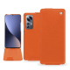 가죽 커버 Xiaomi 12 Pro - Orange fluo ( Pantone #ff5406 ) 