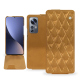 Funda de piel Xiaomi 12 Pro - Or Maïa - Couture ( Pantone 871C ) 