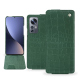 Custodia in pelle Xiaomi 12 Pro - Crocodile pino ( Pantone #173F35 ) 