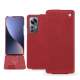 가죽 커버 Xiaomi 12 Pro - Rouge troupelenc ( Pantone #AB191A )