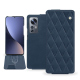 가죽 커버 Xiaomi 12 Pro - Blu mediterran - Couture ( Pantone #0E3043 )