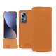 Funda de piel Xiaomi 12 Pro - Orange PU ( Pantone #ff9351 )