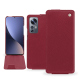 Capa em pele Xiaomi 12 Pro - Rouge passion ( Pantone #a6192e ) 
