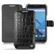 Funda de piel Motorola Nexus 6 - Crocodile nero
