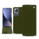 Capa em pele Xiaomi 12 Pro - Vert Veggie ( Pantone #68724d ) 