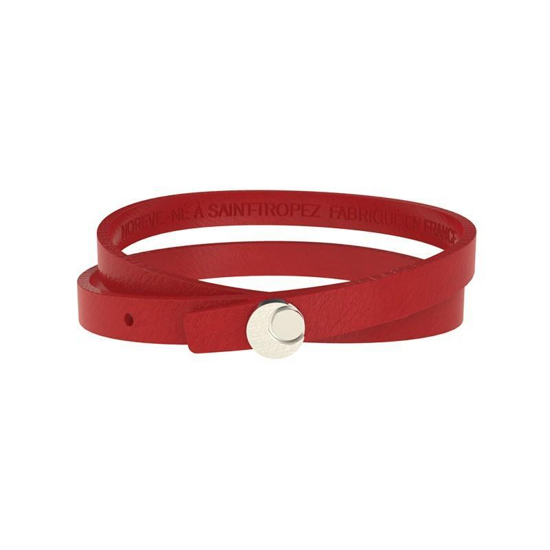 Men's leather bracelet