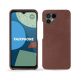Fairphone 4 leather cover - Passion vintage ( Pantone #591d16 ) 