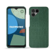Capa em pele Fairphone 4 - Crocodile pino ( Pantone #173F35 ) 