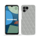 Fairphone 4 leather cover - Gris - Couture ( Nappa - Pantone #c1c6c8 ) 