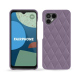 Lederschutzhülle Fairphone 4 - Lilas - Couture ( Nappa - Pantone #b9a3e3 ) 