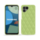 Funda de piel Fairphone 4 - Vert olive - Couture ( Nappa - Pantone #a7c58e ) 