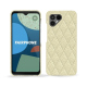 Custodia in pelle Fairphone 4 - Ivoire - Couture ( Pantone #d6d6c6 ) 