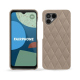 Funda de piel Fairphone 4 - Taupe vintage - Couture ( Pantone #591d16 ) 