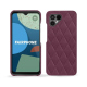 Lederschutzhülle Fairphone 4 - Prune vintage - Couture ( Pantone #612434 ) 