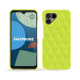 Custodia in pelle Fairphone 4 - Jaune fluo - Couture ( Pantone #c9ff57 ) 
