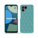Custodia in pelle Fairphone 4 - Bleu fluo - Couture