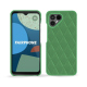 Capa em pele Fairphone 4 - Vert fluo - Couture ( Pantone #00ab5f ) 