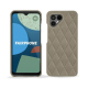 Custodia in pelle Fairphone 4 - Darboun sabla - Couture ( Pantone #BCB1A1 )