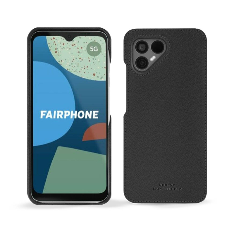 Lederschutzhülle Fairphone 4 - Noir PU ( Black ) 