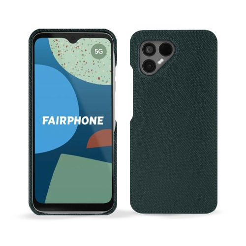 Cover posteriore in pelle premium per Fairphone 4Vert séduisant ( Pantone #1d3c34 ) 