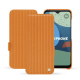 Fairphone 4 leather case - Abaca arancio ( Pantone #d77540 )