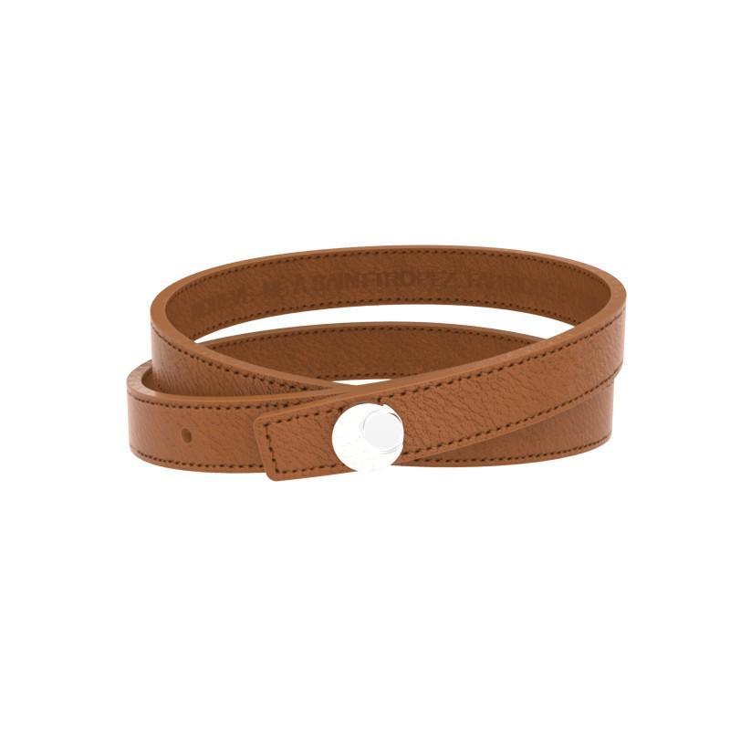 Men's leather bracelet