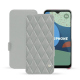 Fairphone 4 leather case - Gris - Couture ( Nappa - Pantone #c1c6c8 ) 