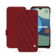Capa em pele Fairphone 4 - Rouge - Couture ( Nappa - Pantone #d50032 ) 