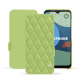 Capa em pele Fairphone 4 - Vert olive - Couture ( Nappa - Pantone #a7c58e ) 
