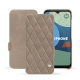 Fairphone 4 leather case - Taupe vintage - Couture ( Pantone #591d16 ) 