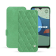 Capa em pele Fairphone 4 - Menthe vintage - Couture ( Pantone #37b375 ) 